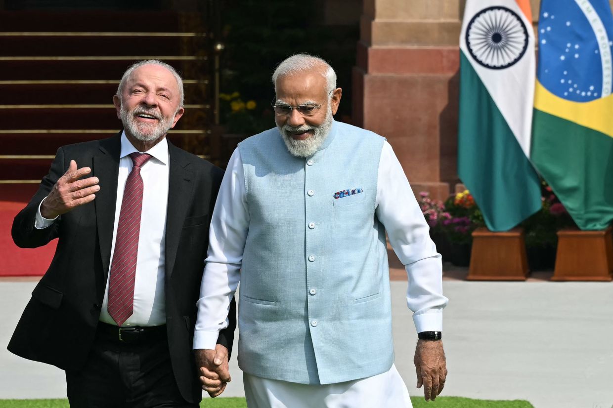 India, Brazil aim to double annual trade to US$30bil in five years