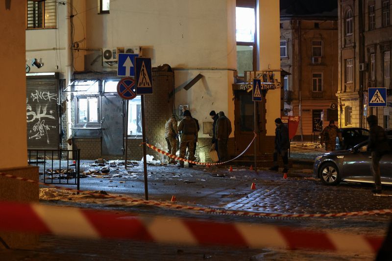 Police officer killed, 24 people injured in bombs explosions in Ukraine's Lviv