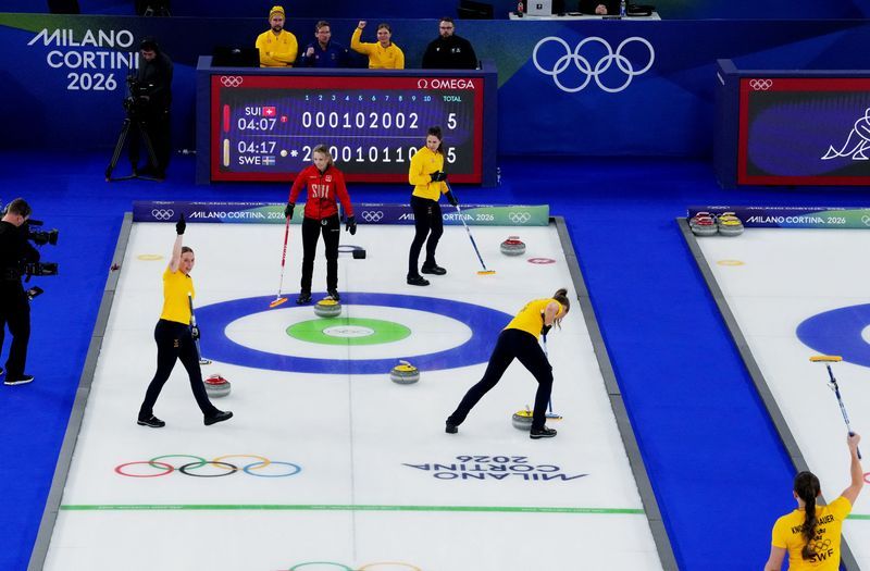 Olympics-Curling-Sweden beat Switzerland to win women's gold