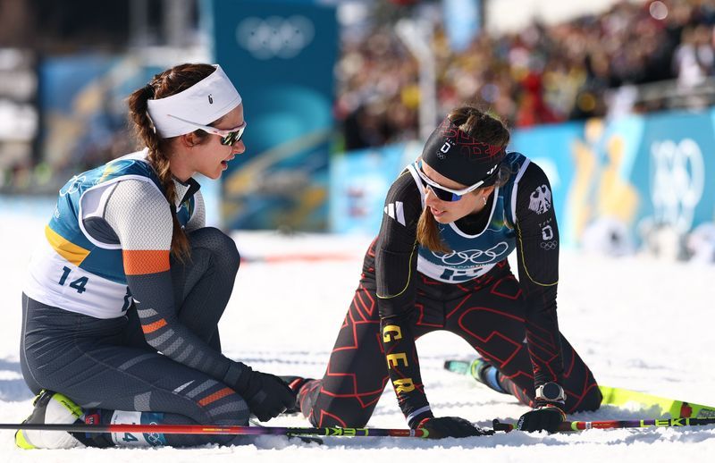 Olympics-Crosscountry-Russian Nepryaeva disqualified for taking wrong skis