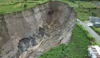 Massive central Aceh hole caused by landslide, not sinkhole, says research agency