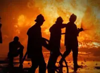 Villager hears explosion outside house as fire engulfs homes