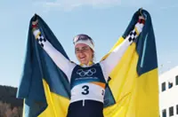 Olympics-Crosscountry-Sweden's Andersson claims decisive victory in 50km classic race
