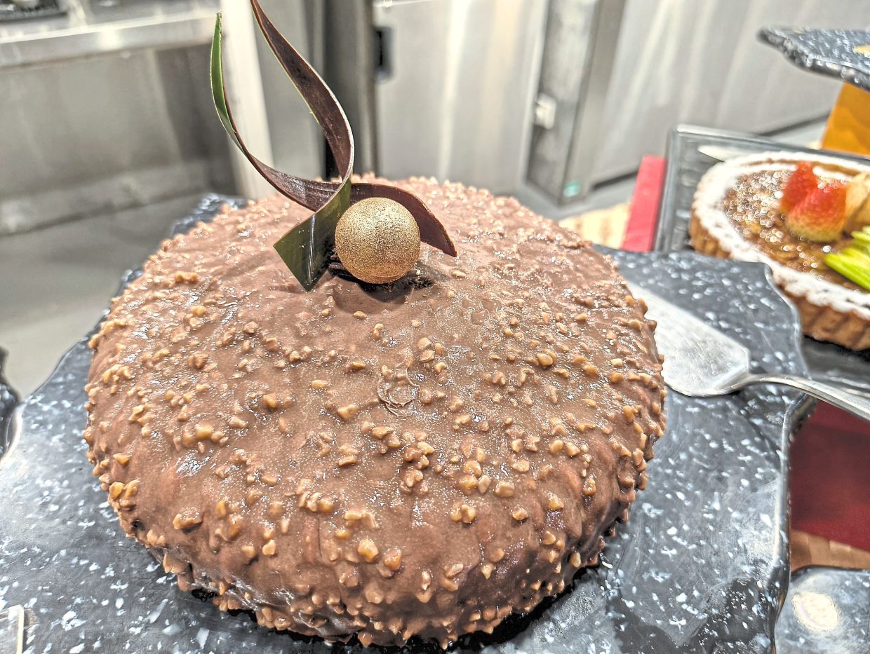 Diners love the Apam Balik Mousse Cake.