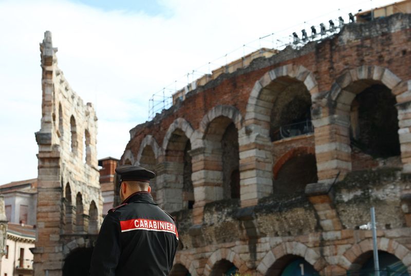 Olympics-Proud Italy signs off with closing ceremony in ancient Verona Arena