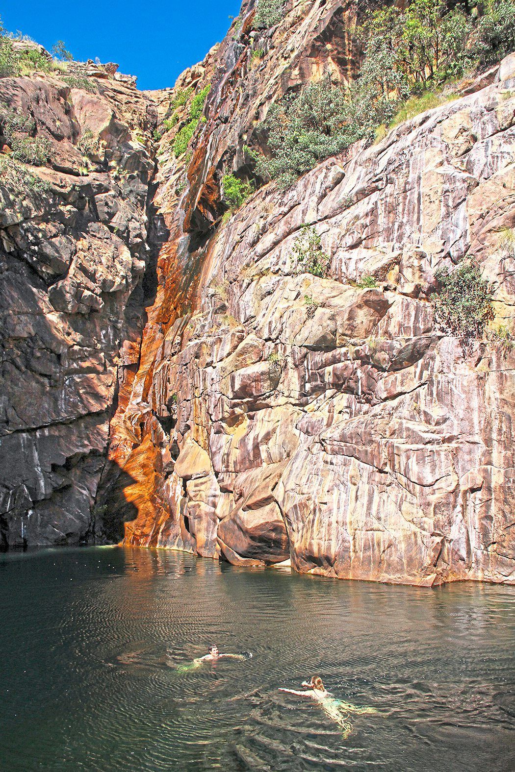 Enjoy swimming in pools like Motor Car Falls at Yurmikmik in Kakadu National Park.