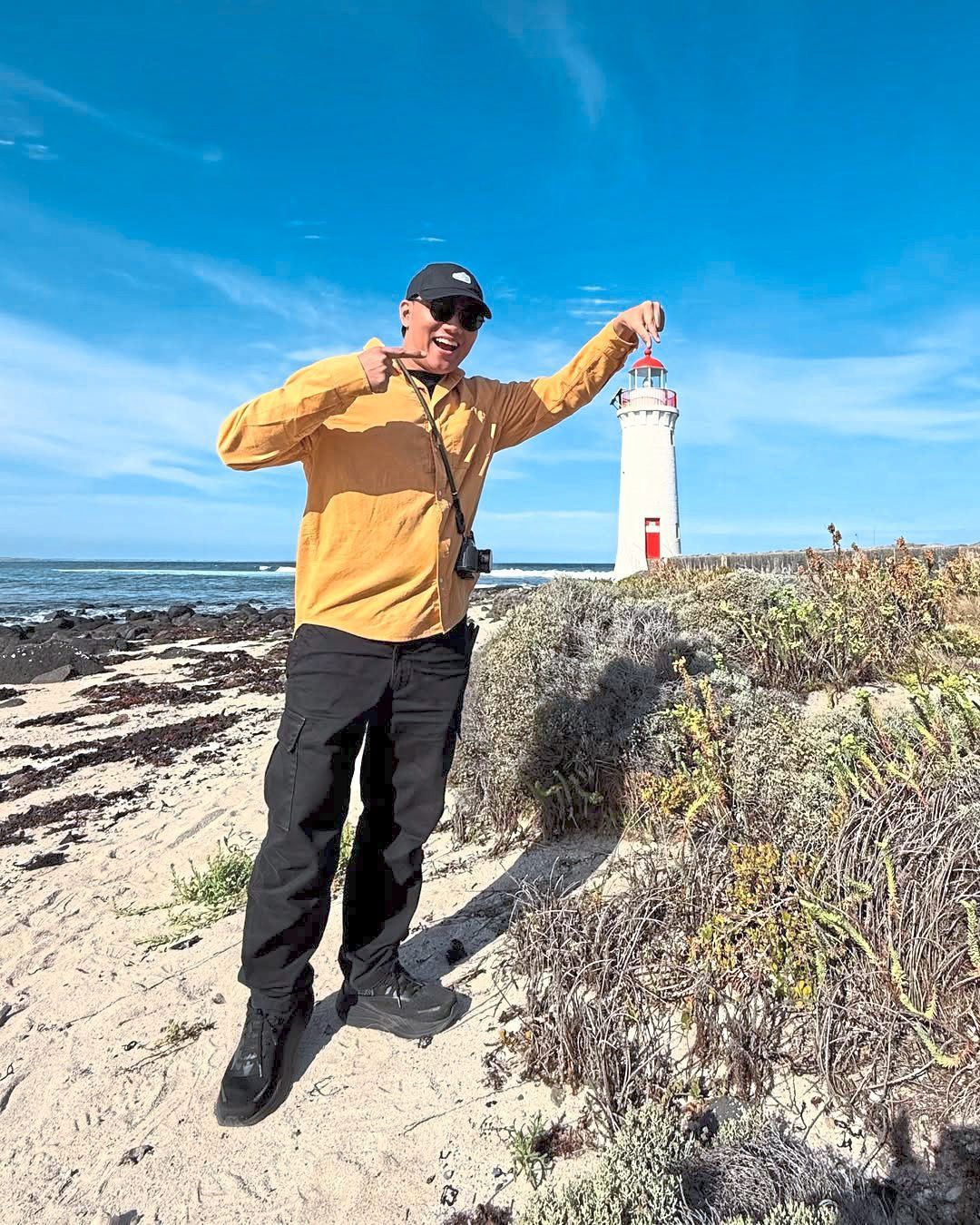 Sufian visited the historic Port Fairy Lighthouse in Australia. — SUFIAN GHAFFAR