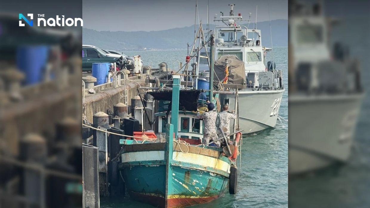 Navy confirms Cambodian fishing boat seized in Thai waters