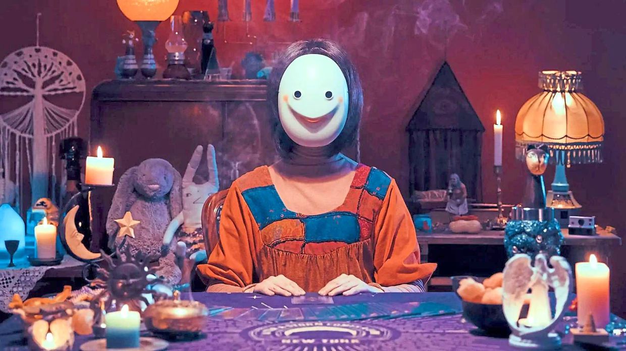 'I swear, I'm not brooding behind this mask. Honest!'