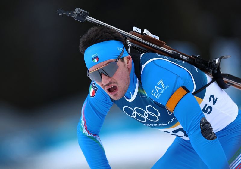 Olympics-Italy's Giacomel has heart operation after pulling out of 15-km biathlon mass start race