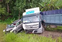 Woman killed in three-vehicle crash on NSE