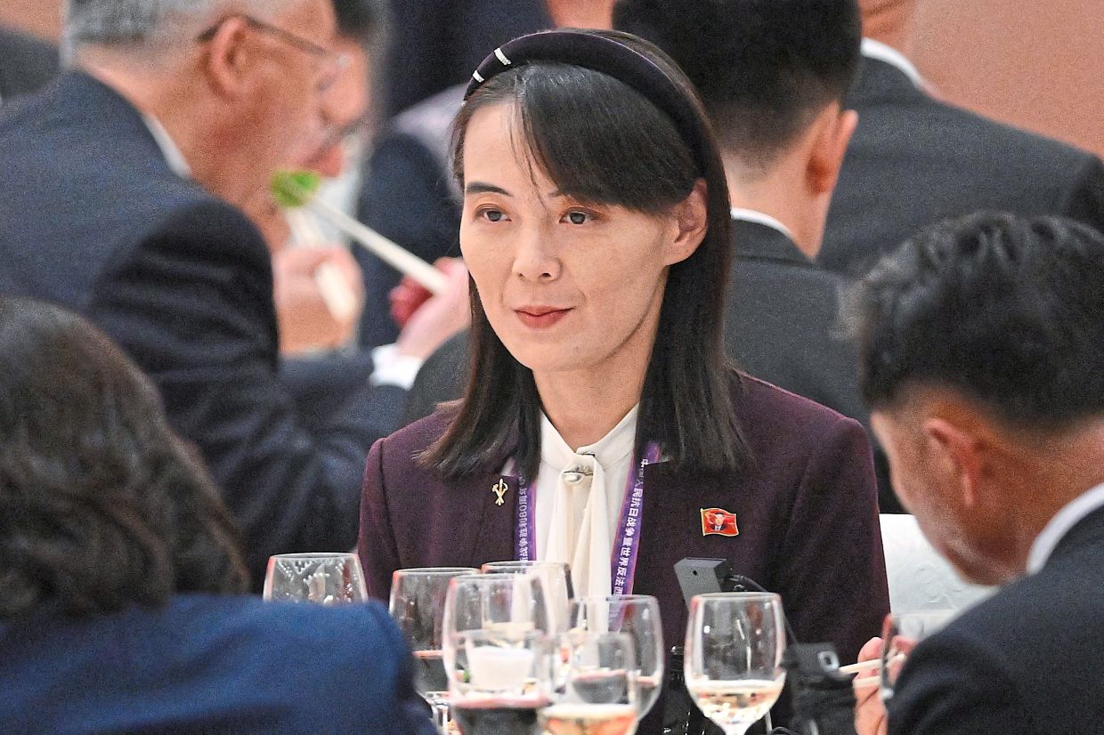 Kim’s sister rises in rank