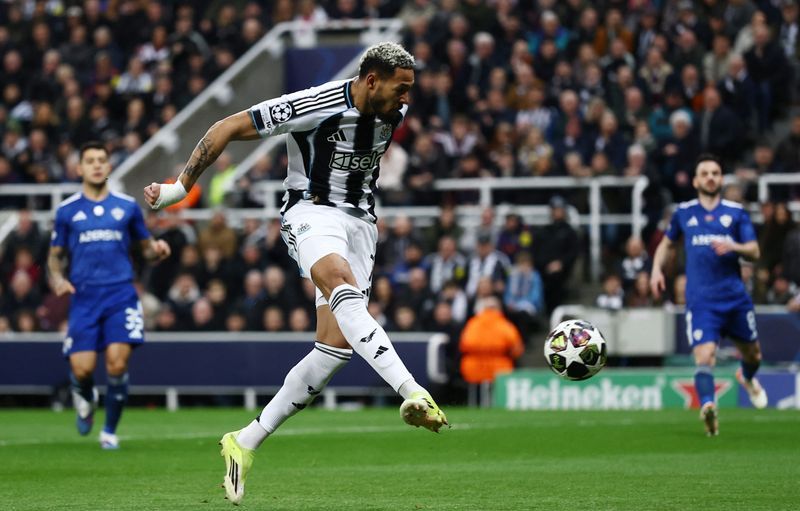 Soccer-Newcastle through to last 16 of Champions League 9-3 on aggregate
