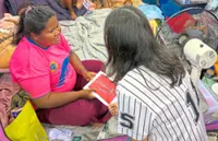 Fire razes homes but not their spirit