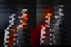 A new theatre work explores brutal brotherhood bonds and AI-driven resurrection