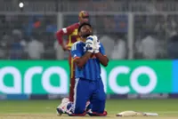 Smashing Samson powers India to semifinals at T20 World Cup with five-wicket win over West Indies