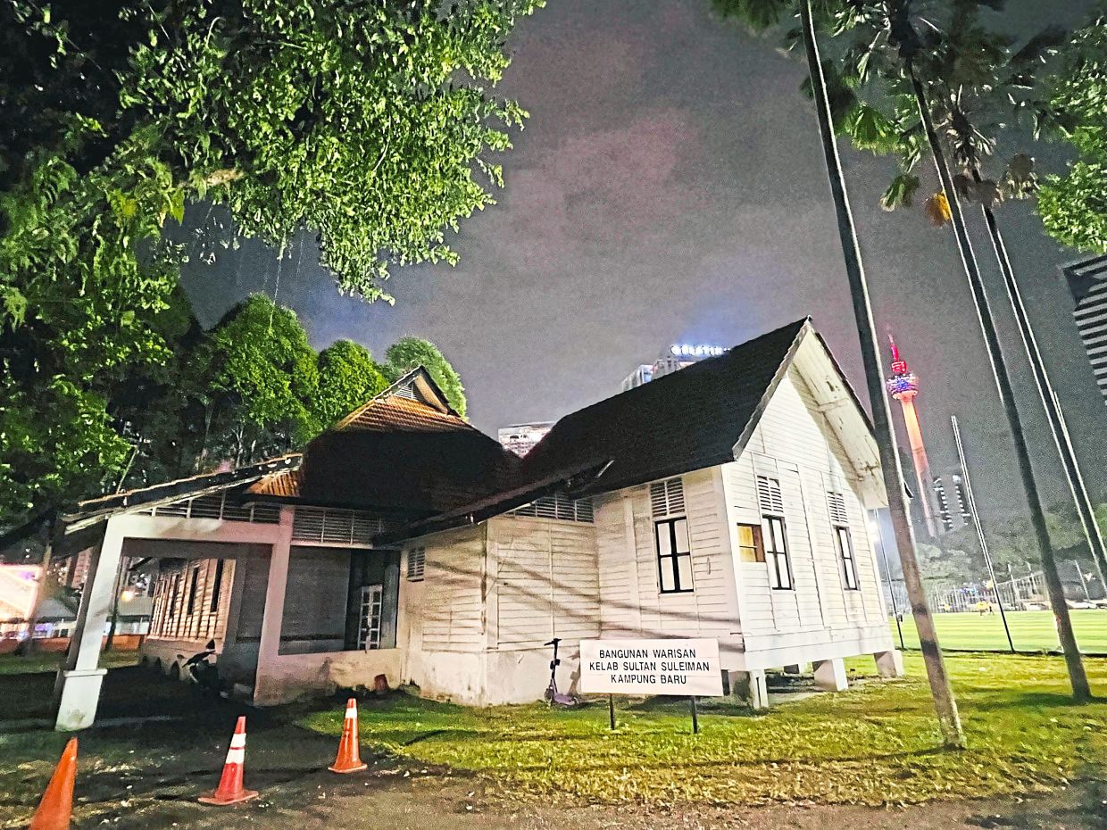 Bangunan Warisan Kelab Sultan Suleiman Kampung Baru is one of the check points. — GISELE SOO/The Star