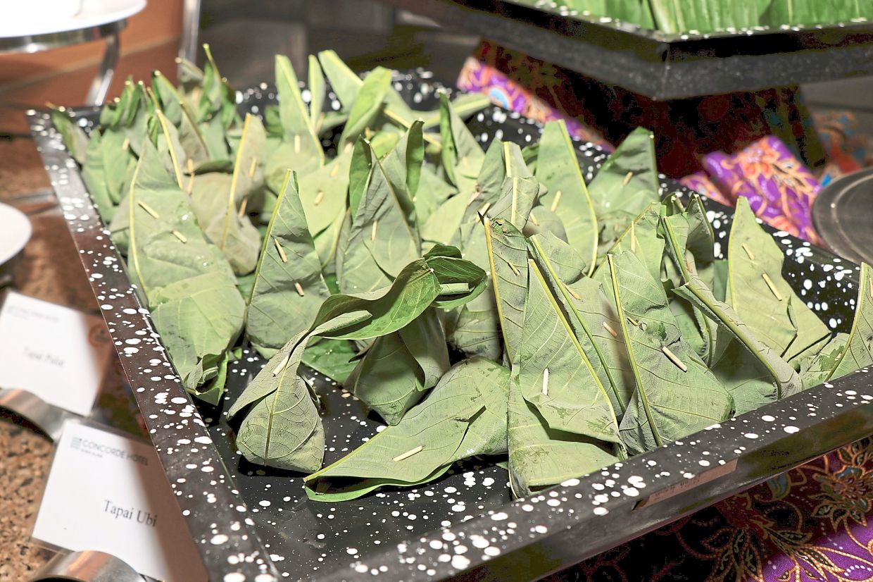 Tapai pulut daun getah at Melting Pot Cafe, Concorde Hotel Shah Alam. — Courtesy of Concorde Hotel