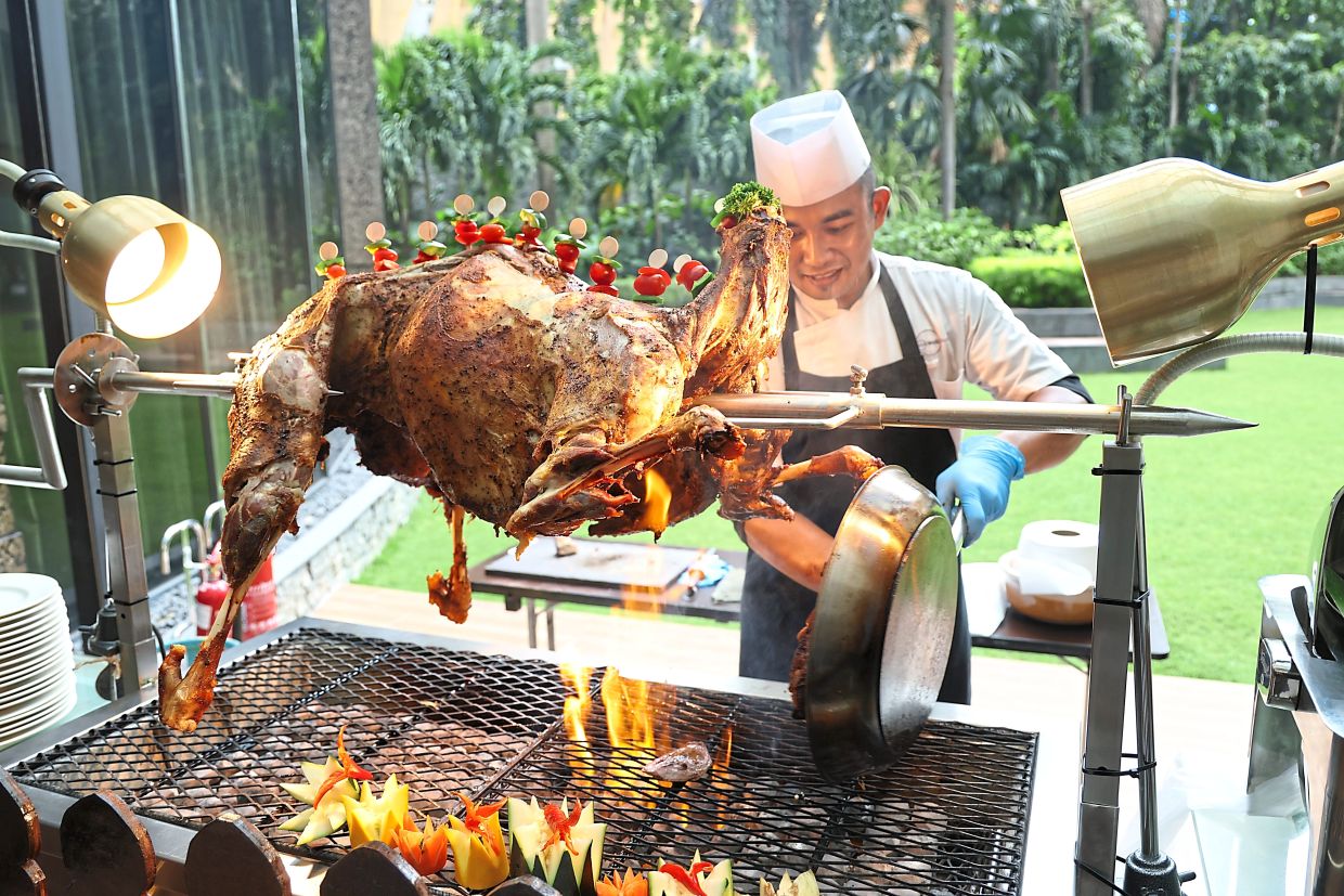 The ‘kambing bakar’ is a favourite.