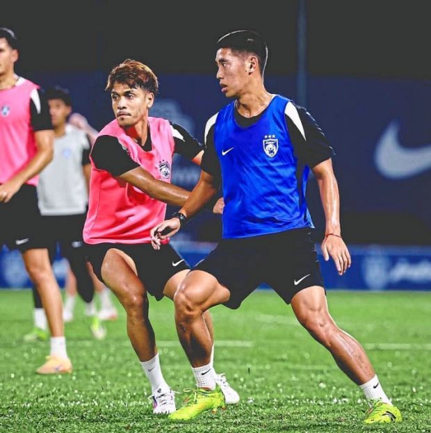 Nazmi Faiz Mansor (left) and Nathaniel Shio Hong Wan. — Johor Southern Tigers’ Facebook