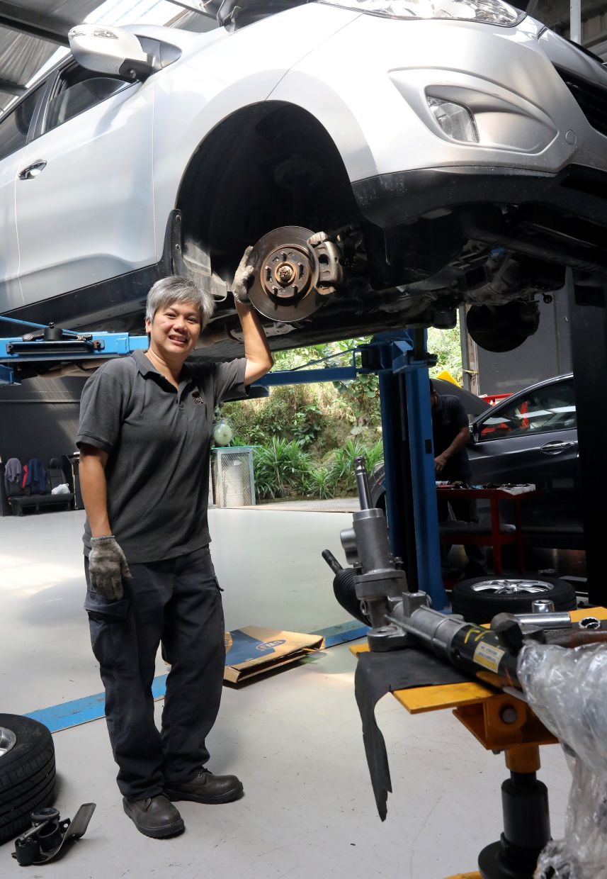 It's important to empower girls and women to achieve their dreams, even in male-dominated fields, she says.