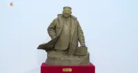 North Korea unveils rare statue of leader Kim Jong-un