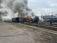 At least five hurt in Russian strikes on railway infrastructure in southern Ukraine
