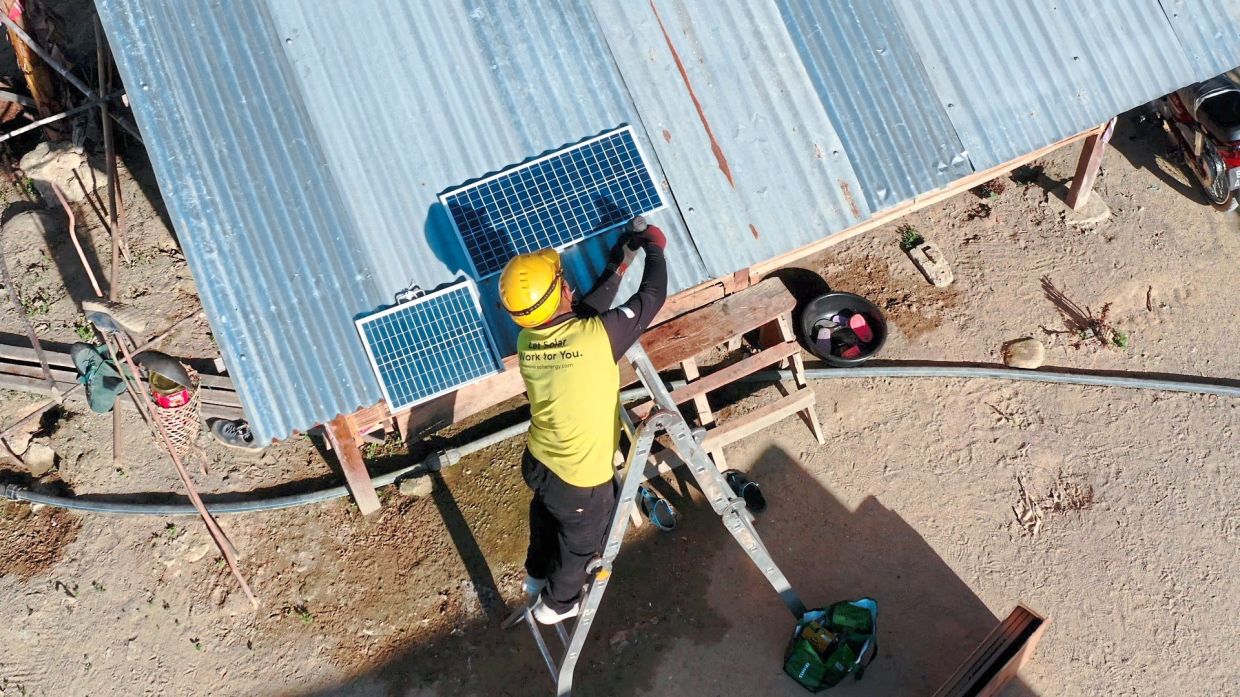 Solar installations by PETRONAS bring extended nighttime lighting and cleaner energy to Orang Asli communities.