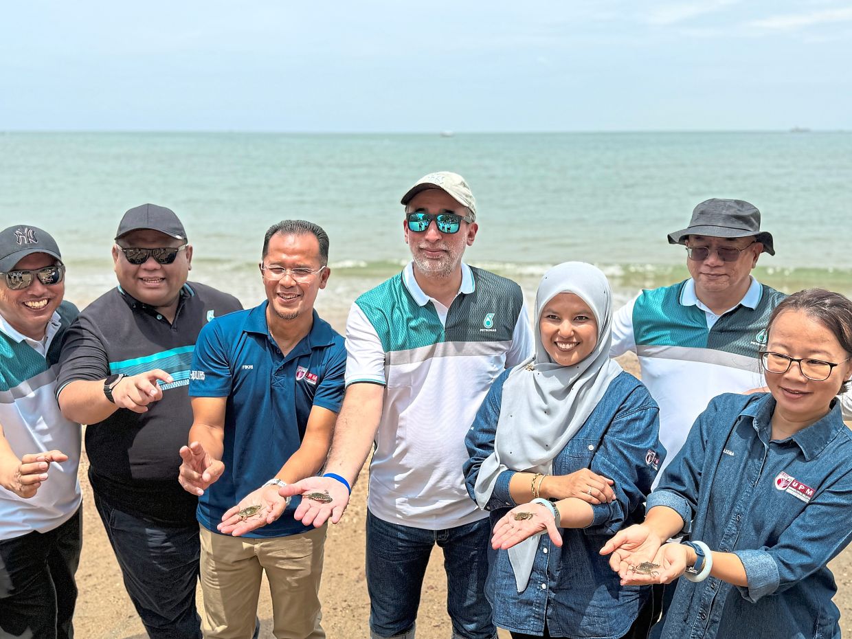 About 30,000 crablets were released during the Crab Restocking Programme in Port Dickson, Negri Sembilan, as part of the Planting Tomorrow initiative.