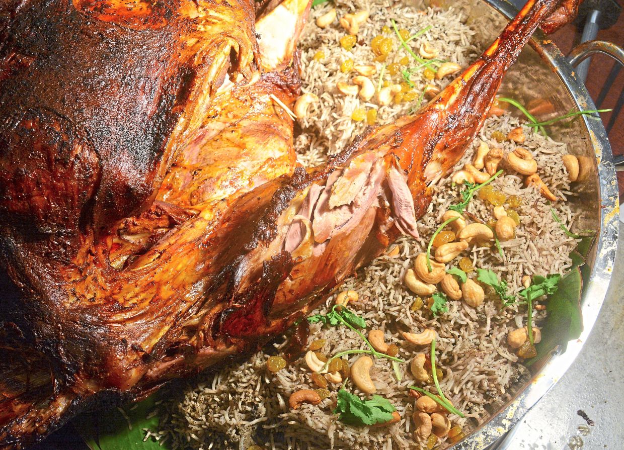 Kambing Golek is one of the highlights at the Carving Station.