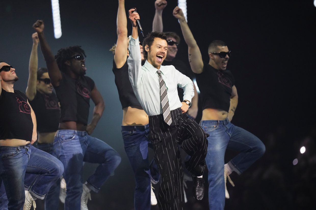 Harry Styles' latest album, 'Kiss All the Time. Disco, Occasionally.' is released today (March 6).Photo: AP