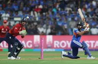 Cricket-India survive Bethell onslaught to book T20 World Cup final spot