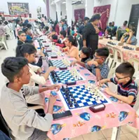 Young players battle for checkmate in JB