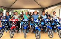 Sabah CM replaces six motorcycles damaged in runaway train incident
