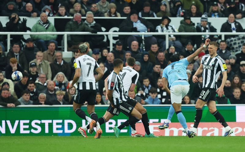 Soccer-Marmoush double helps Man City to 3-1 win at Newcastle and place in FA Cup quarters - The Star Malaysia