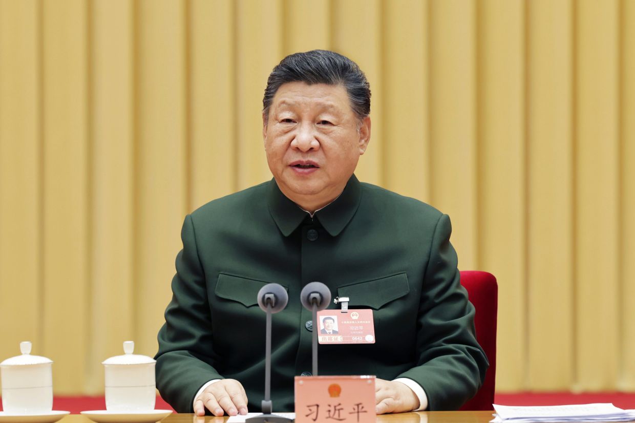 China's Xi says the military must be politically loyal, root out corruption - The Star Malaysia