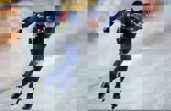 Speed skating-Stolz takes charge of all-round world championship as Wiklund, Takagi share women's lead