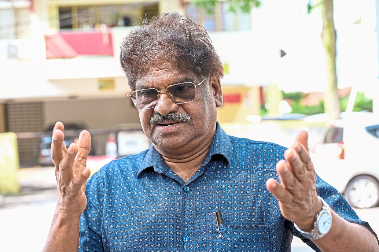 Maniam says roadside bays are often taken up by outsiders.