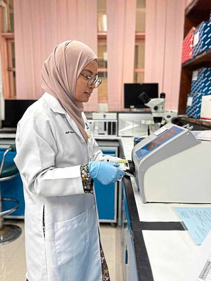 One of Nur Hafizah's key research areas focuses on heart disease. Photo: Nur Hafizah Annezah Utuh