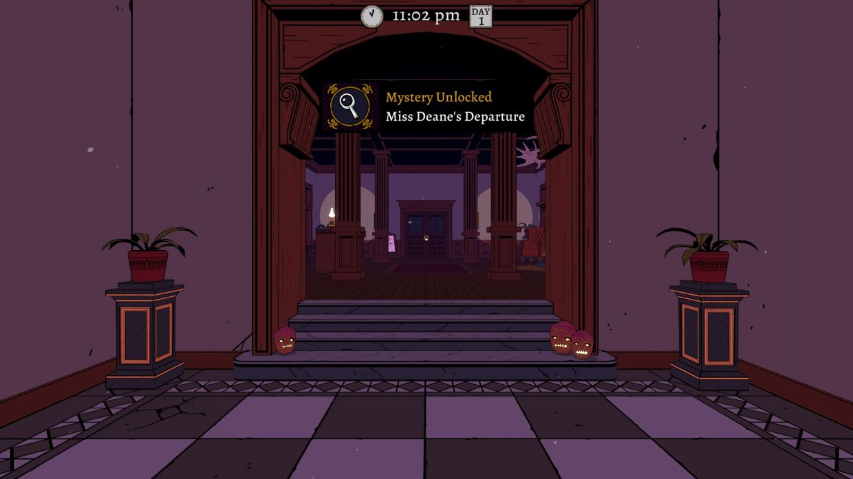 This gothic horror story wouldn't work half as well if the manor's visual design design didn't sell the heck out of the spooky atmosphere.