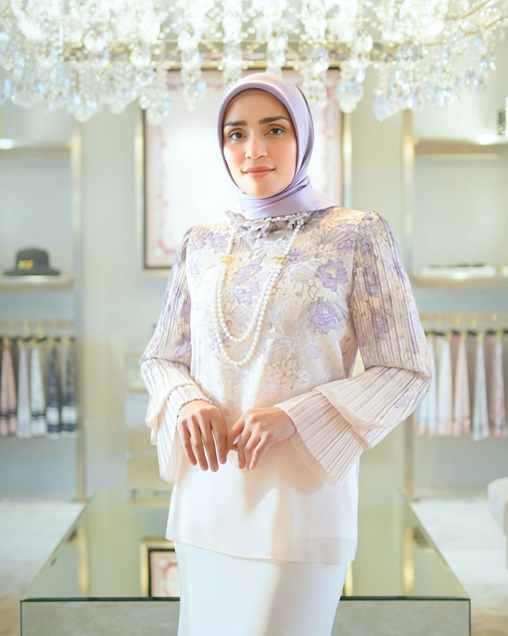 Her favourite Raya tradition remains the simple act of salam raya (seeking forgiveness) from elders on the first morning.