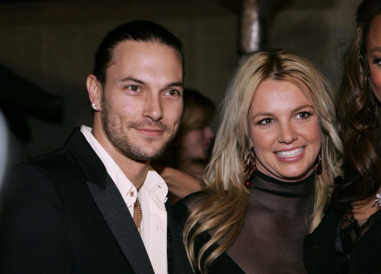 Britney Spears and Kevin Federline. Photo: AP