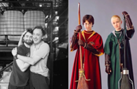 Harry Potter stars Daniel Radcliffe and Tom Felton reunite on Broadway