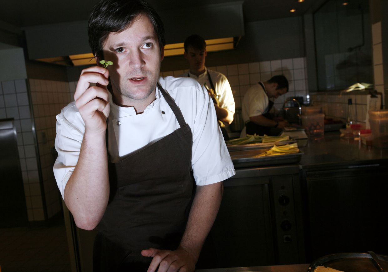 The chef René Redzepi at Noma in Copenhagen on Feb. 2, 2008. — Photo: John McConnico/The New York Times