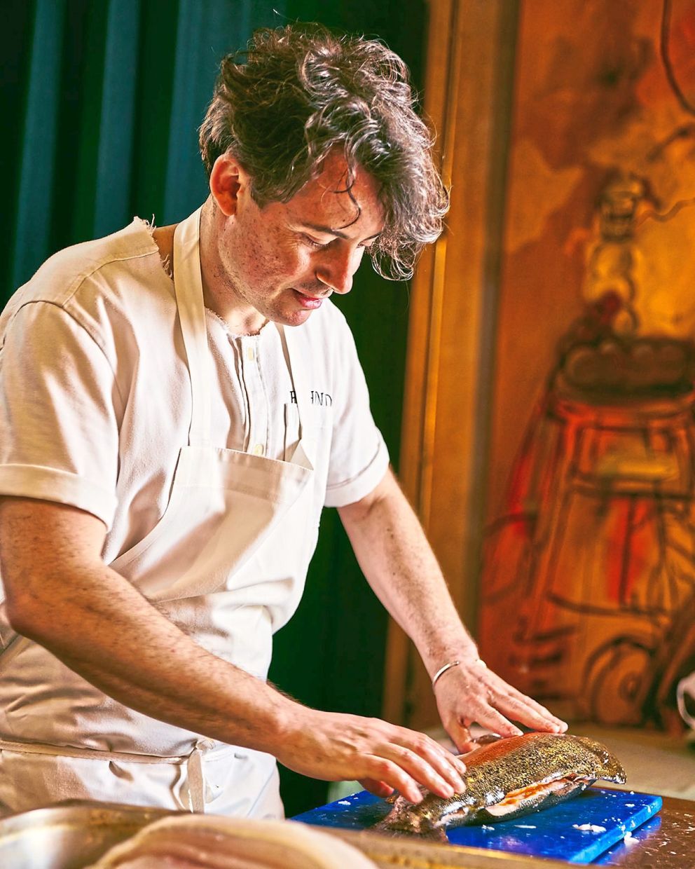 Beynon is the creative force at the helm of Behind, an East London restaurant that gained a Michelin star just 20 days after opening. — Behind