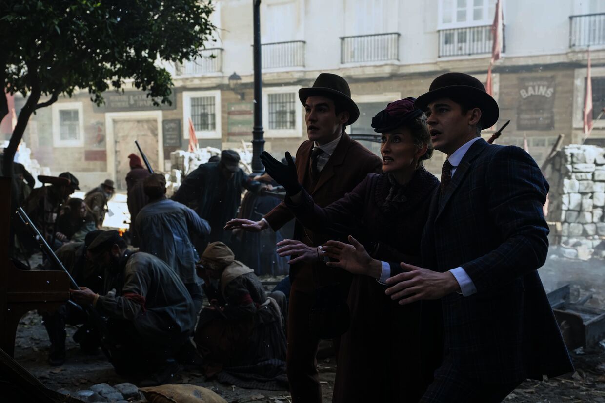 'We were just in England, suddenly we're in Paris and next, off to Constantinople. I have only one question, Bill and Ted – is this an excellent adventure or a bogus journey?' — Photos: Handout