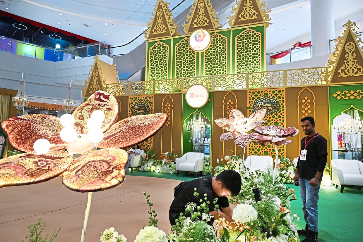 Sunshine Central’s decorations are inspired by Islamic architectural motifs.