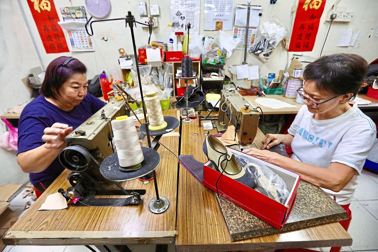 The workshop is run by senior artisans, some of whom have been working there for more than 30 years.