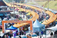 Seasonal sights, bites draw crowds