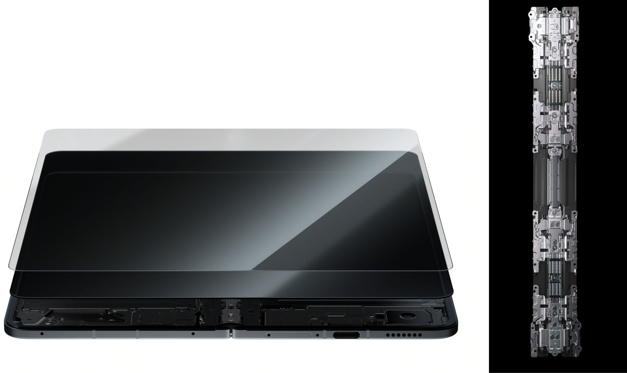 OPPO’s latest hinge and glass advancements work together to virtually eliminate screen crease, ensuring years of structural integrity.
